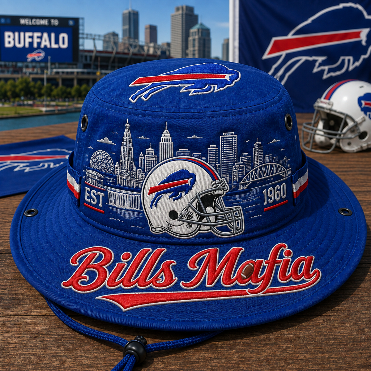 🇺🇸 Last Day Promo: 49% OFF🦬Bills M🏈fia Boonie Hat
