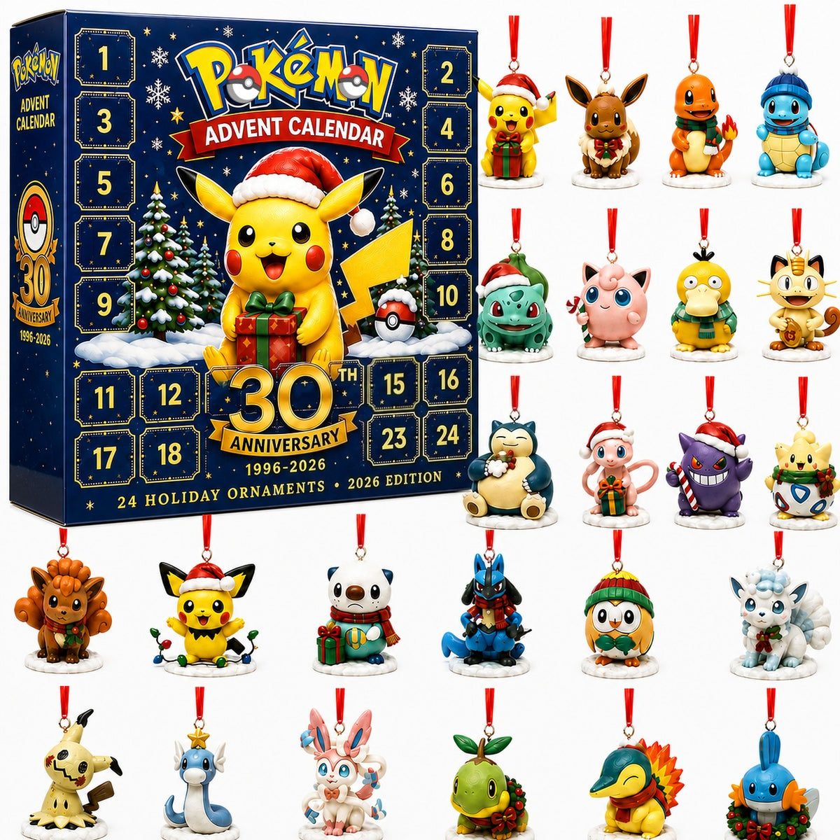 24 Days of Pokemon 30th Anniversary Advent Calendar 2026