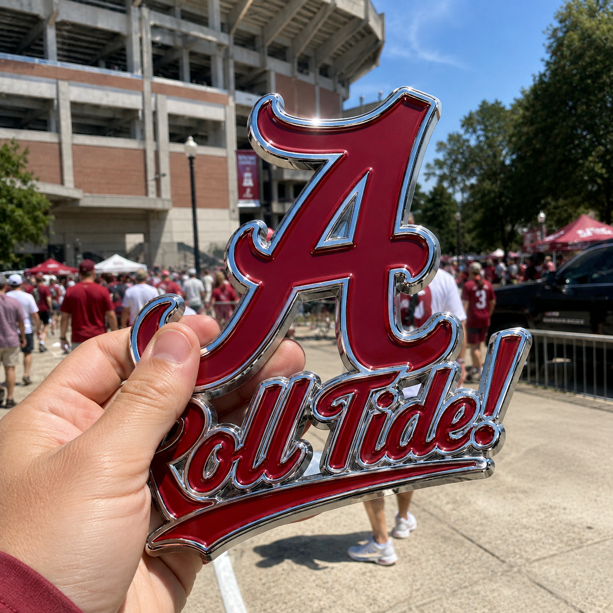 🇺🇸 Last Day Promo: 50% OFF🌊🐘Roll Tide Car Emblem Metal Badge🏈