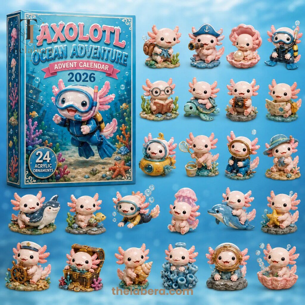 CHRISTMAS KICKOFF 50% OFF - A Day Of Axolotl Advent Calendar 2026