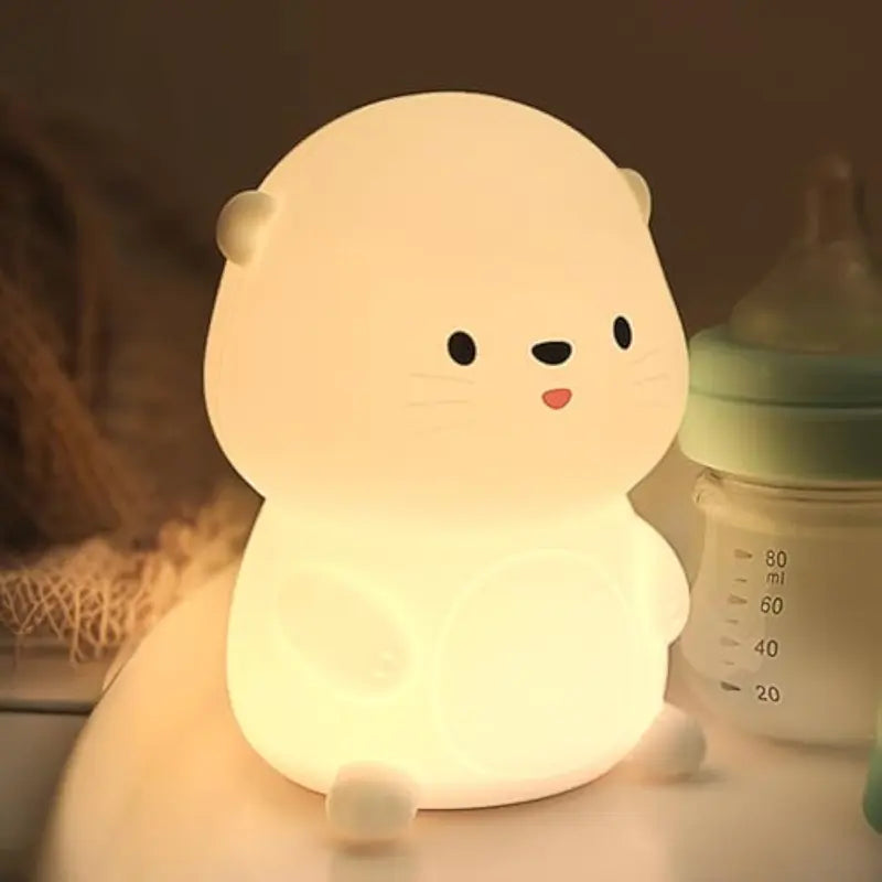 Axolotl Night Light for Kids - Cute Silicone Animal Nursery Lamp