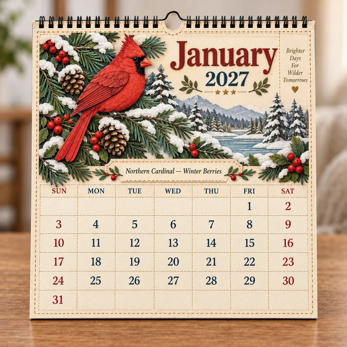 🐦 2027 Birds Of America Wall Calendar | A Year of Beautiful Birds & Nature