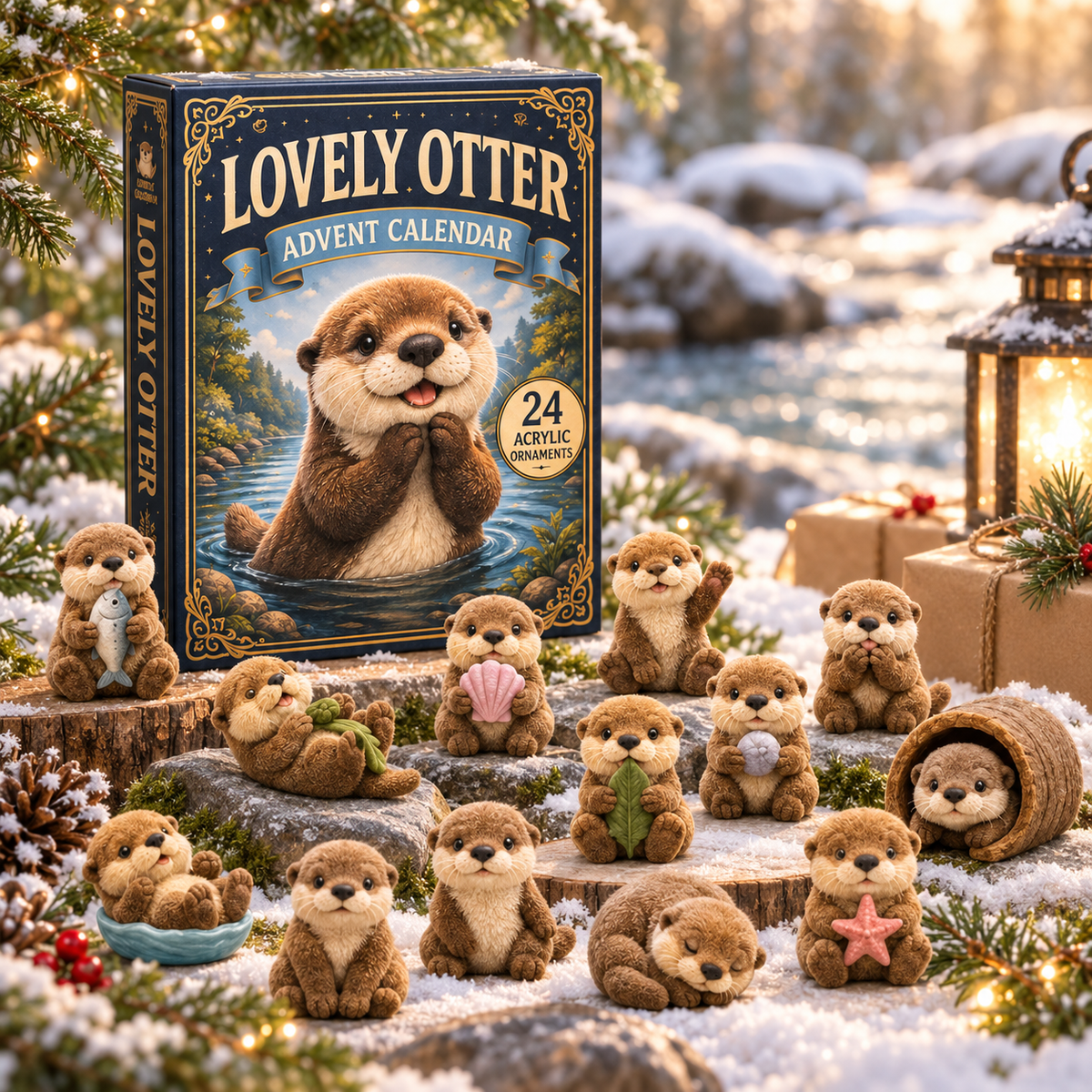 The Christmas season kicks off with a half-price offer—the 2026 "A Day in the Life of a South American Otter" countdown calendar.